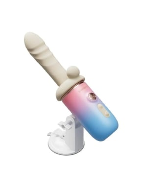 Lovense Spinel App-Controlled Multi-Attachment Thrusting Vibrating & Heating Dildo Sex Machine