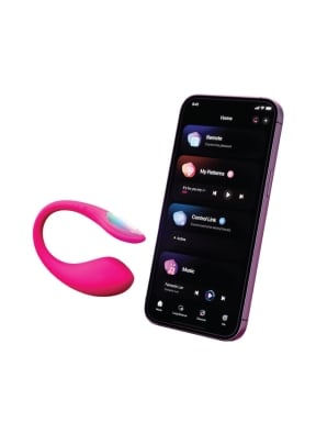 Lovense Lush Mini Remote-Controlled G-Spot Egg Vibrator