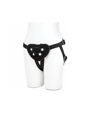 black strap-on harness