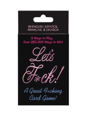 Let's F*ck! Sex Position Card Game