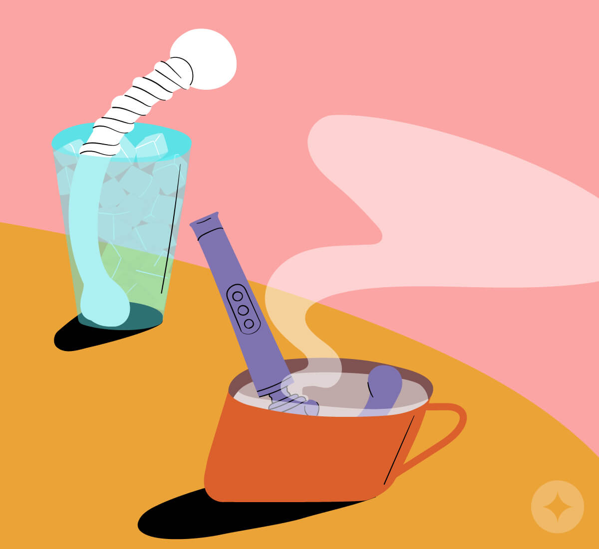 The two main temperature play ideas rely on head and cold during sex