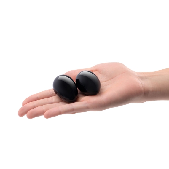Black Obsidian Crystal Yoni Eggs