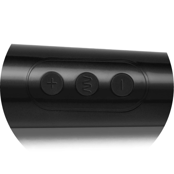 Turn on and glide through the settings of the Le Wand Petite Massager with one-touch, easy to use controls