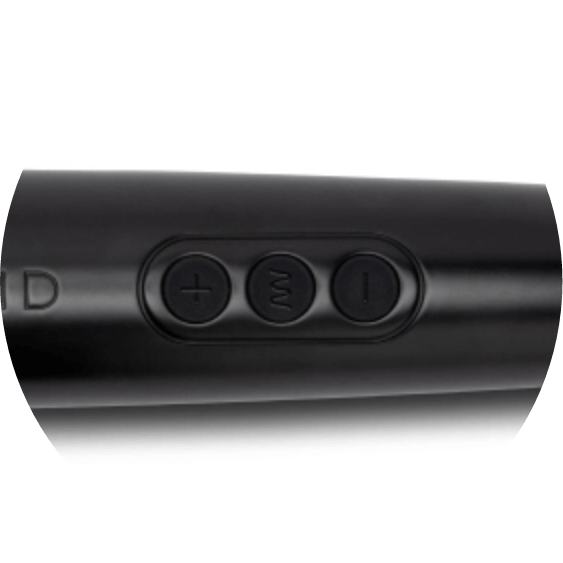 Turn on and glide through the settings of the Le Wand Die Cast Massager with one-touch, easy to use controls
