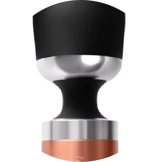 Le Wand Die Cast Massager features a flexible neck and a lengthy handle for smooth maneuvering