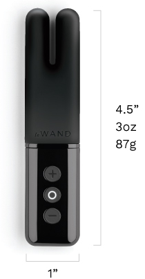 Le Wand Chrome Deux Mini Rabbit Vibrator