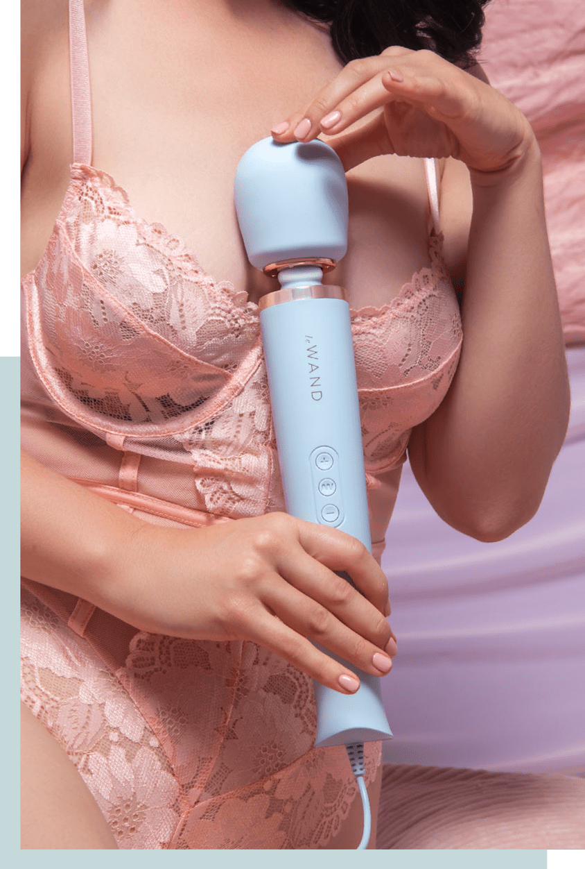 Le Wand Powerful Plug-In Vibrating Massager Cream